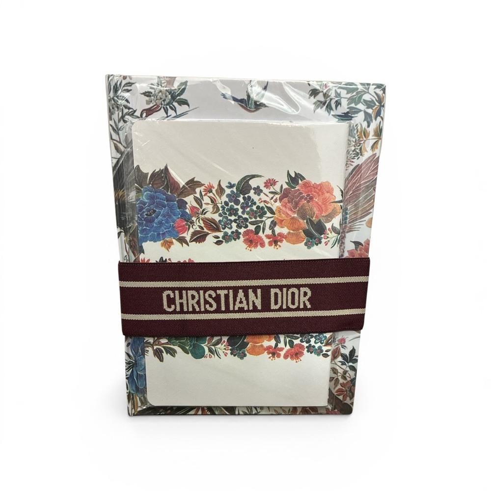 Christian Dior Toile de Jouy Floral Notebook Set – New in Packaging